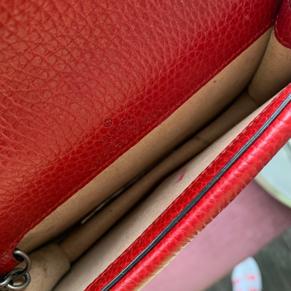 Red Mini Dionysus Gucci Crossbody Bag - Picture 2 of 8
